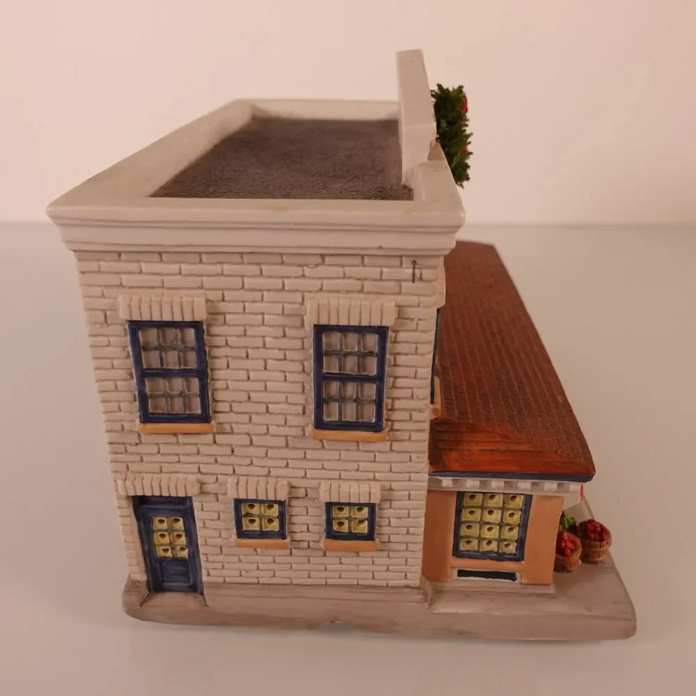 Hawthorne Village Welcome to Mayberry Floyd's Barbershop 1994 with Wreath no Box